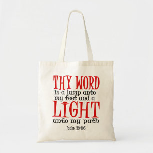 Thy Word is a Lamp Tote Bag