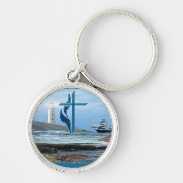 Thy word is a lamp unto my feet keychain (Front)