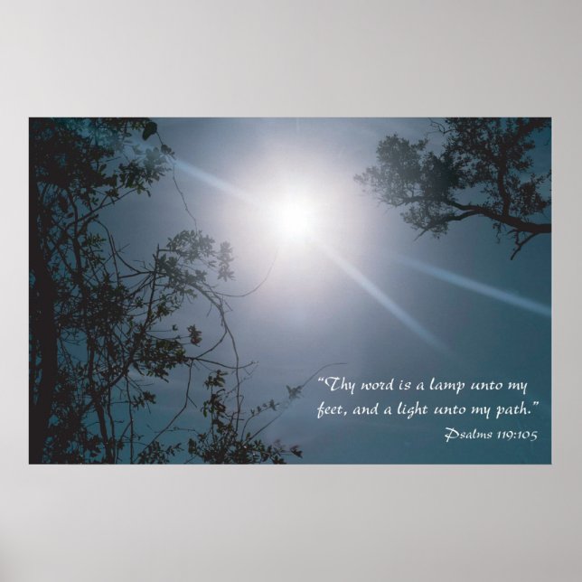 Thy word is a lamp unto my feet  variation poster (Front)