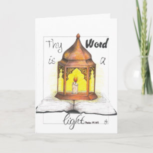 Thy Word is a Light Card