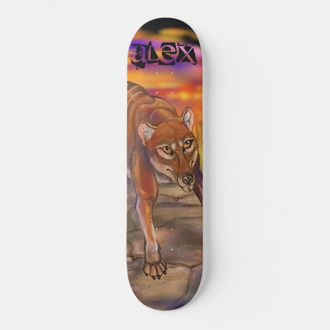 Thylacine Skateboard (Front)