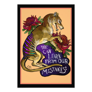 Thylacine We can Learn Photo Print