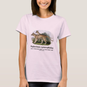 Thylacinus cynocephalus (Tasmanian tiger or wolf) T-Shirt