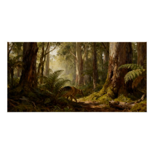 Thylacinus cynocephalus – Thylacine of Tasmania Poster