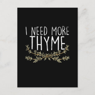 Thyme Herb Plant Postcard
