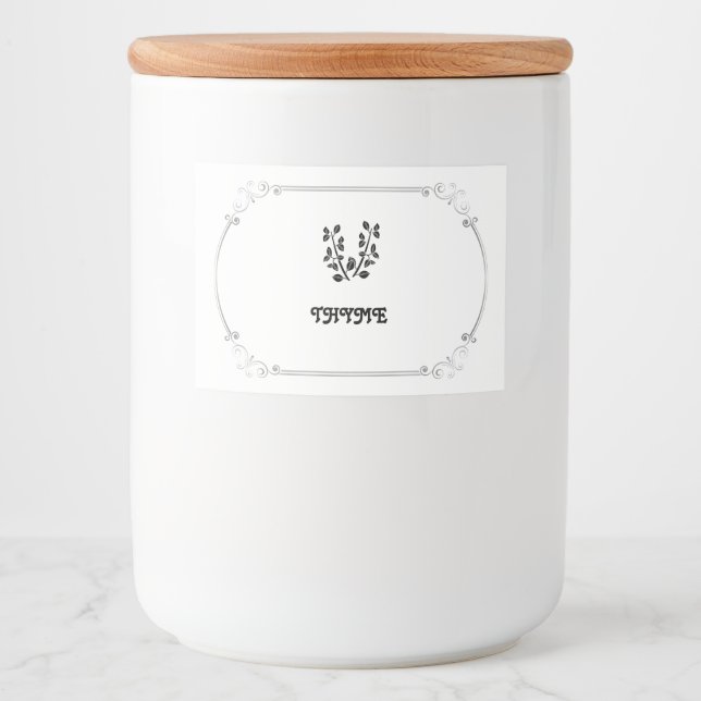 Thyme Spice Label (Front)
