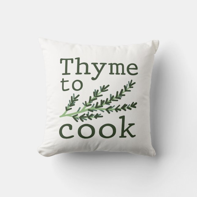 Thyme To Cook Cushion (Front)