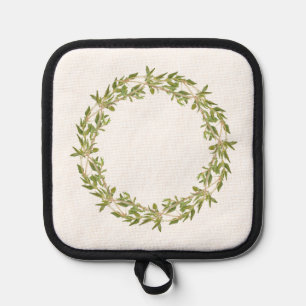 THYME WREATH Pot Holder