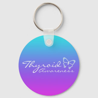 Thyroid Awareness Keychain