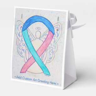 Thyroid Cancer Awareness Ribbon Party Favour Boxes