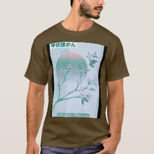 Thyroid Cancer Awareness Sakura Cherry Blossom T-Shirt