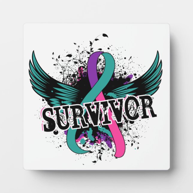 Thyroid Cancer Survivor 16 Plaque (Front)