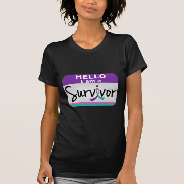 Thyroid Cancer Survivor 24 T-Shirt (Front)