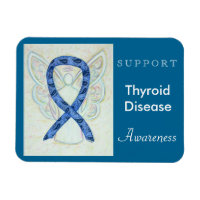 Thyroid Disease Awareness Angel Custom Magnet