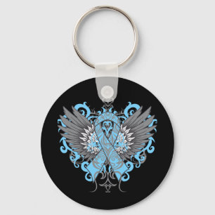 Thyroid Disease Awareness Cool Wings Key Ring