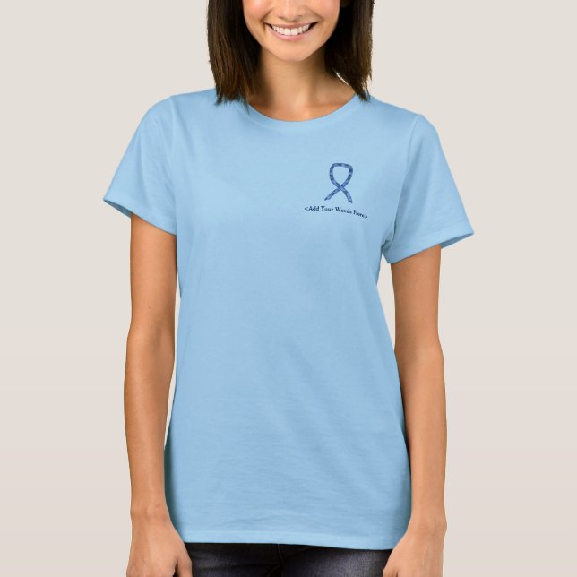 Thyroid Disease Awareness Paisley Ribbon Shirts (Front)