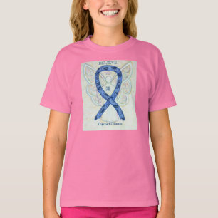 Thyroid Disease Awareness Ribbon Angel Shirt