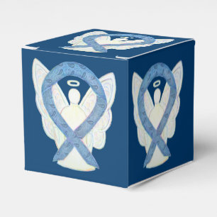 Thyroid Paisley Awareness Ribbon Angel Favour Box