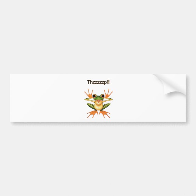 Thzzzp! Bumper Sticker (Front)