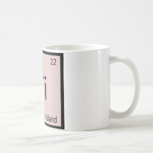 Ti - Thousand Island Chemistry Periodic Table Coffee Mug