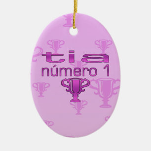 Tia Número 1 Ceramic Tree Decoration