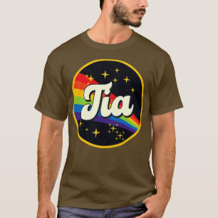 Tia Rainbow In Space Vintage Style T-Shirt