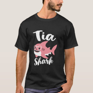 Tia Shark Mother s Day Grandma Funny  T-Shirt