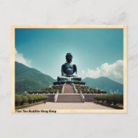 Tian Tan Buddha Hong Kong Vintage Travel