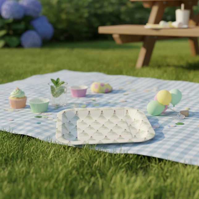 Tiana Paper Plate (Creator Uploaded)