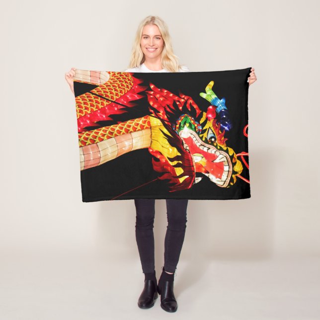 Tianlong Dragon Fleece Blanket (In Situ)