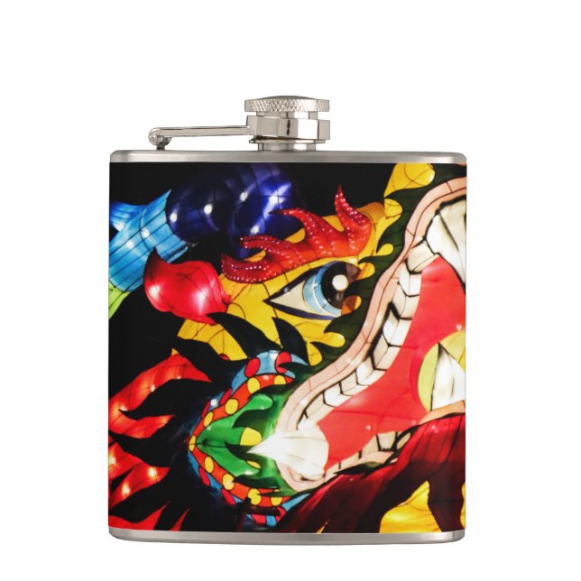 Tianlong Dragon Hip Flask (Front)