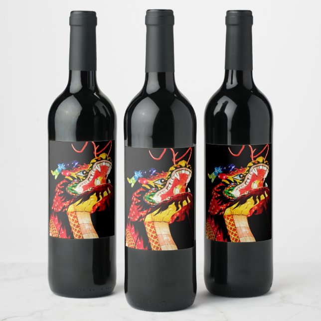 Tianlong Dragon Wine Label (Bottles)