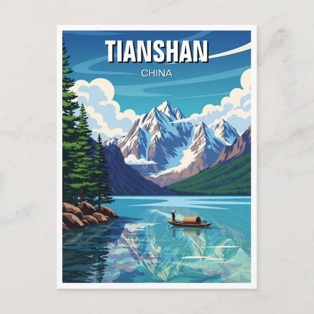 Tianshan Xinjiang China Postcard (Front)