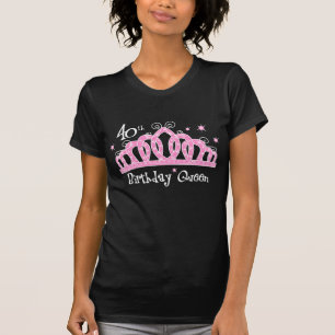 Tiara 40th Birthday Queen DK T-Shirt