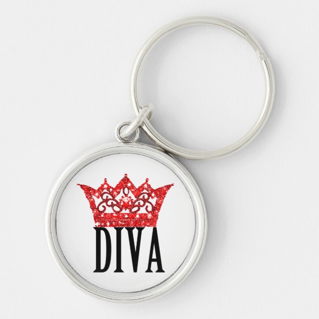 Tiara DIVA Keychain (Front)