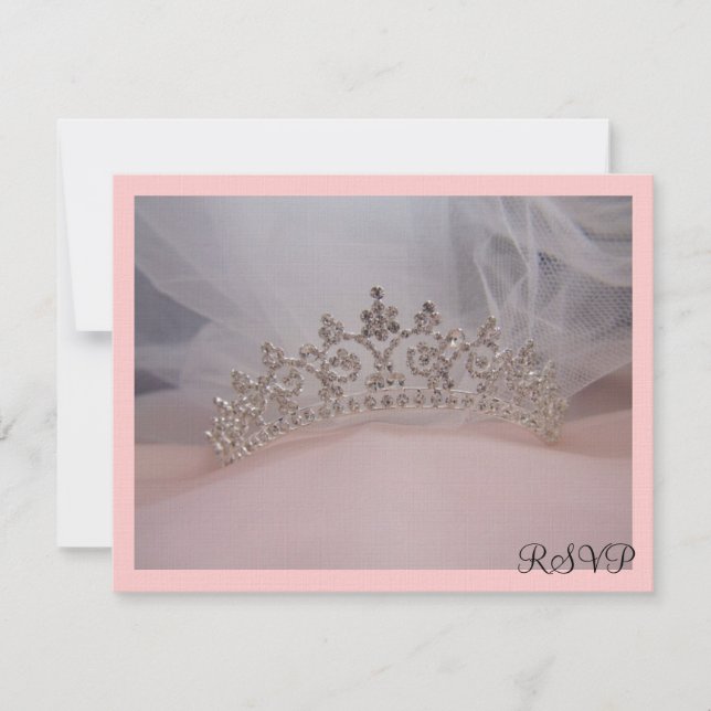 tiara, RSVP Card (Front)