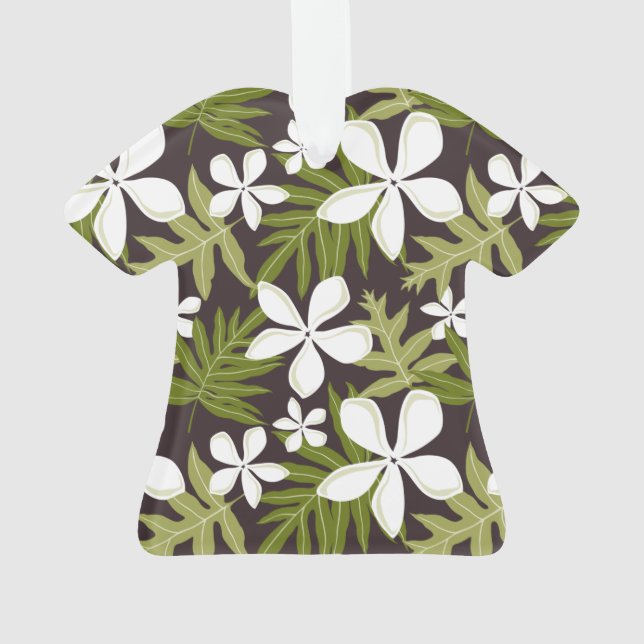 TIARE (OLIVE COMBO) Acrylic Ornament (Back)