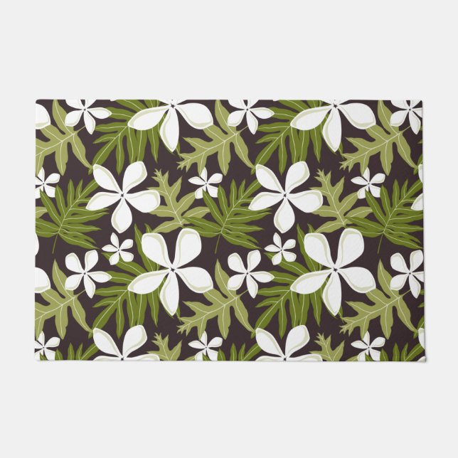 TIARE (OLIVE COMBO) DOORMAT (Front)
