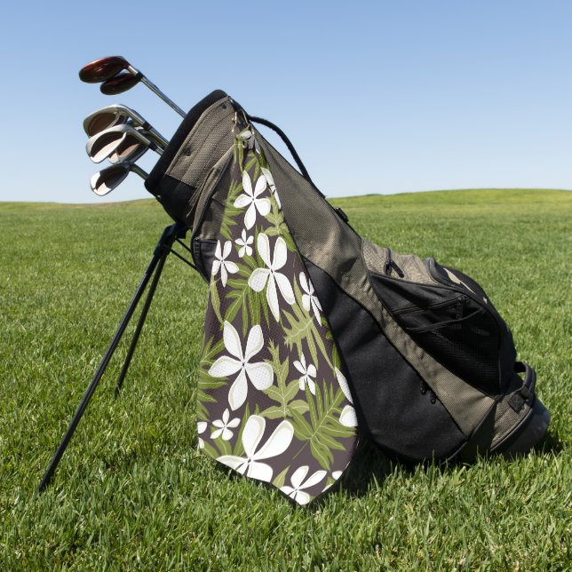 TIARE (OLIVE COMBO) GOLF TOWEL (Green)
