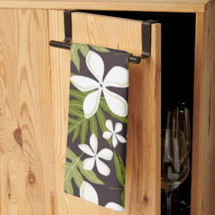 TIARE (OLIVE COMBO) TEA TOWEL