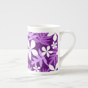 TIARE (PURPLE) BONE CHINA MUG