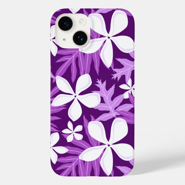 TIARE (PURPLE) Case-Mate iPhone CASE (Back)