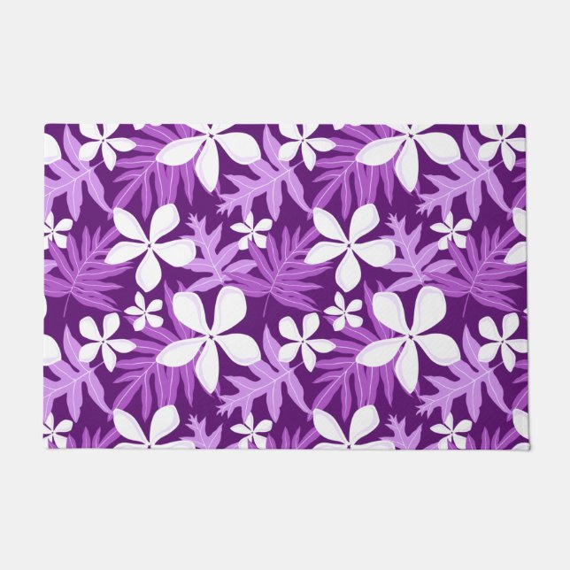 TIARE (PURPLE) DOORMAT (Front)