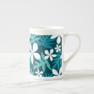 TIARE (TEAL) BONE CHINA MUG