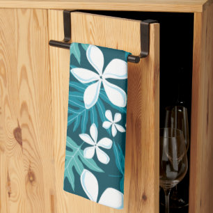 TIARE (TEAL) TEA TOWEL