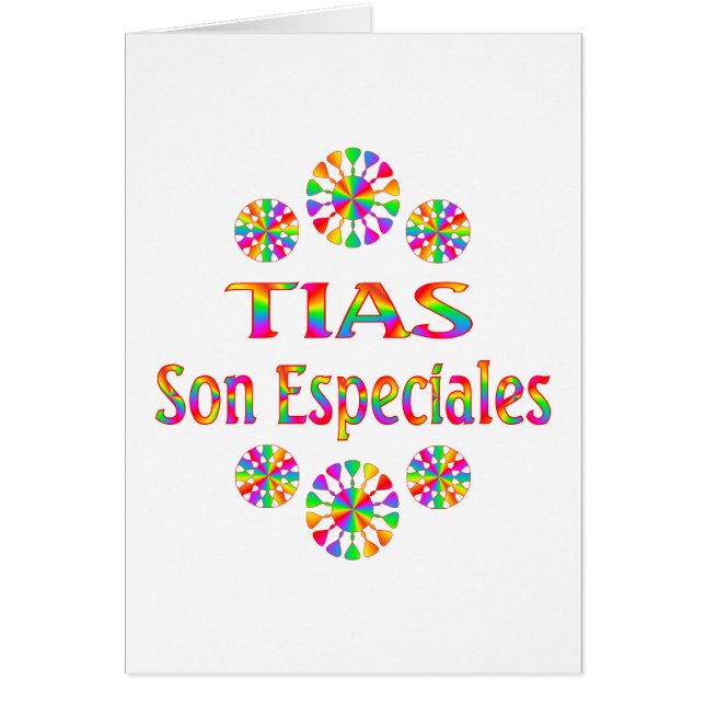 Tias Son Especiales (Front)