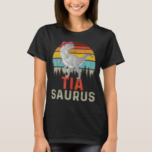 Tiasaurus Rex Dinosaur Family Matching Men Women T-Shirt