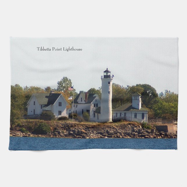Tibbetts Point Lighthouse kitchen towel (Horizontal)