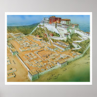" Tibet: 17. Jh/today Lhasa - POTALA-PALAST ...