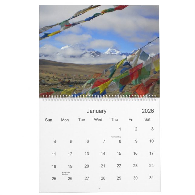 Tibet 2010 Calendar (Jan 2026)